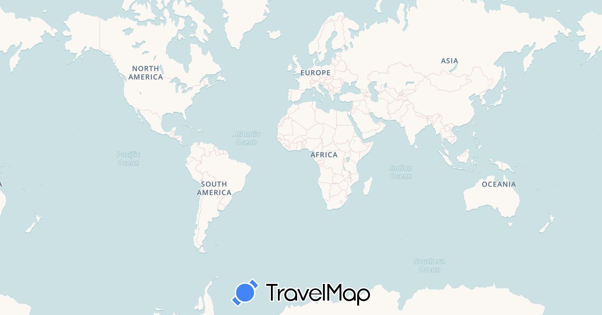 TravelMap itinerary: driving, plane in Switzerland, Egypt, Israel, Iceland, Palestinian Territories, Sudan, United States (Africa, Asia, Europe, North America)